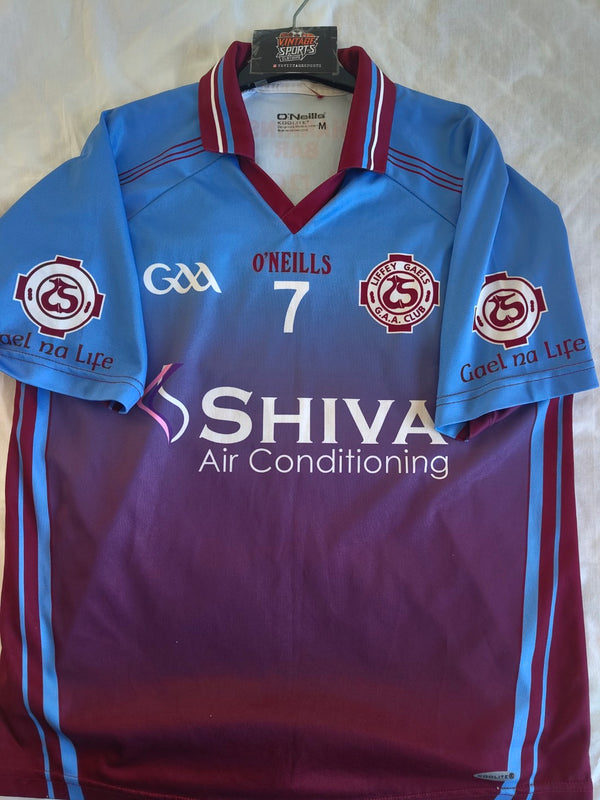 Matchworn Liffey Gaels GAA Club Gaelic Home Shirt 2000s (M) 7