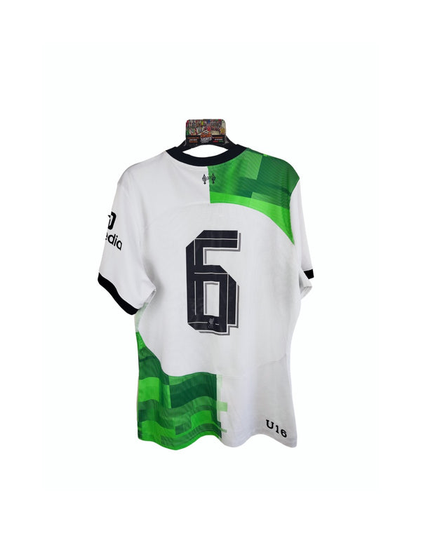 Matchworn Liverpool FC U16 Away Football Shirt 2023-2024 (L) 6