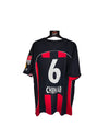 Matchworn Neuchatel Xamax home Football Shirt 2007-2008 (L) #6 Chihab
