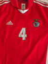 Matchworn SL Benfica Home Shirt 2001-2002 (M) 4