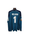 Matchworn Sporting CP Goalkeeper Football Shirt 2001-2002 (L) #1 Nelson