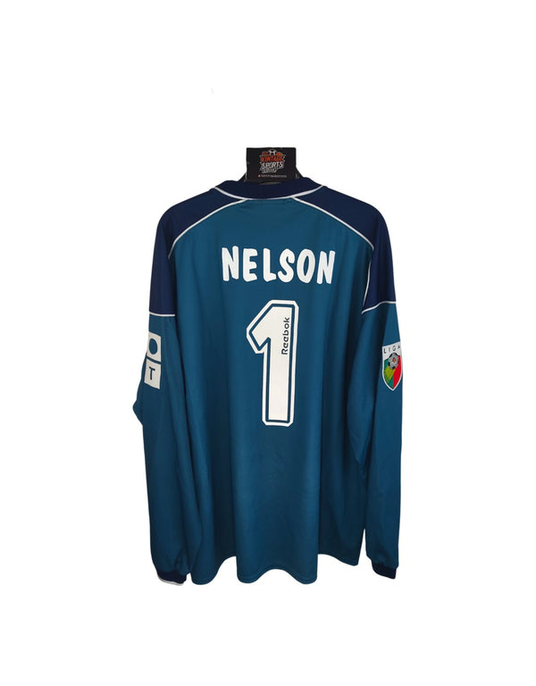 Matchworn Sporting CP Goalkeeper Football Shirt 2001-2002 (L) #1 Nelson