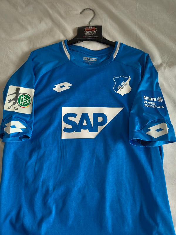 Matchworn TSG 1899 Hoffenheim Signed Home Football Shirt 2018-2019 (XL) #26 Wienroither