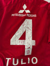 Matchworn Urawa Red Diamonds Home Football Shirt 2009 (L) #4 Tulio