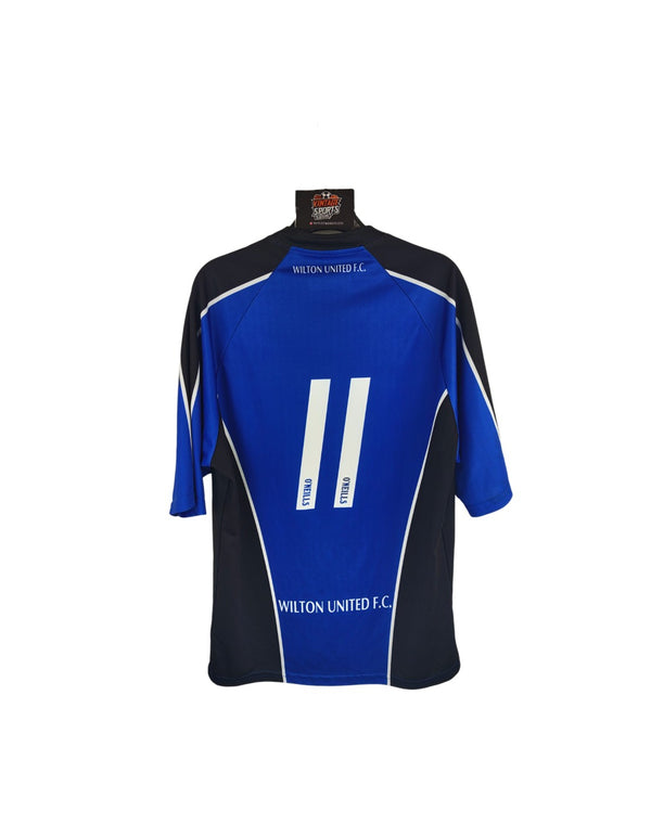 Matchworn Wilton United FC Home Football Shirt 2010s (M) #11