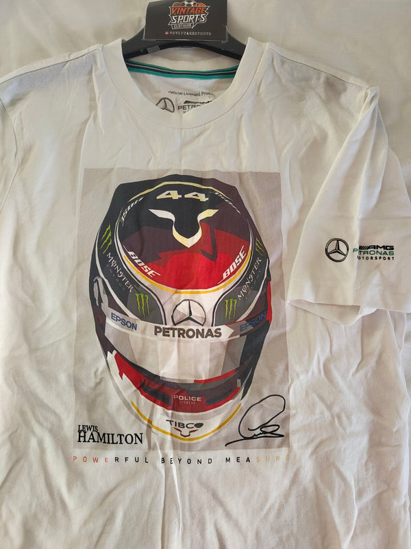 Mercedes AMG Petronas F1 Formula 1 Lewis Hamilton T-shirt (XS)