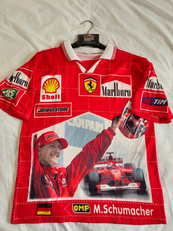 Michael Schumacher F1 Formula 1 Ferrari T-Shirt 1990s (Youths)