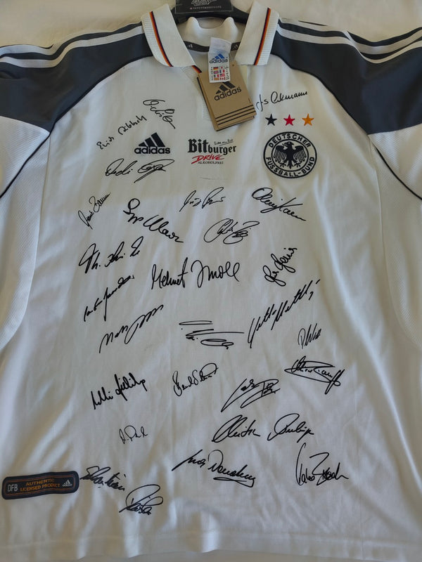 NEW Germany Signed Home Football Shirt 2000-2002 (XL)