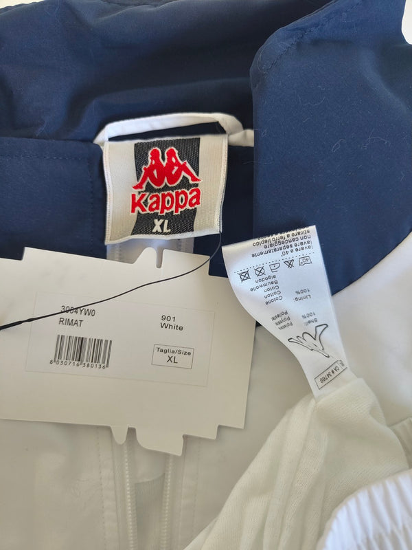 NEW Kappa Tracksuit Track Top Jacket White (XL)