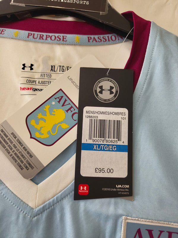 NEW Aston Villa Away Football Shirt 2016-2017 (XL)