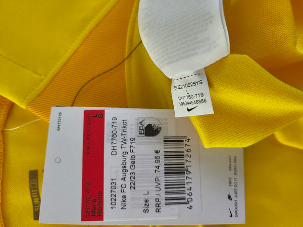 NEW FC Augsburg Goalkeeper Football Shirt 2022-2023 (L) #1 Gikiewicz