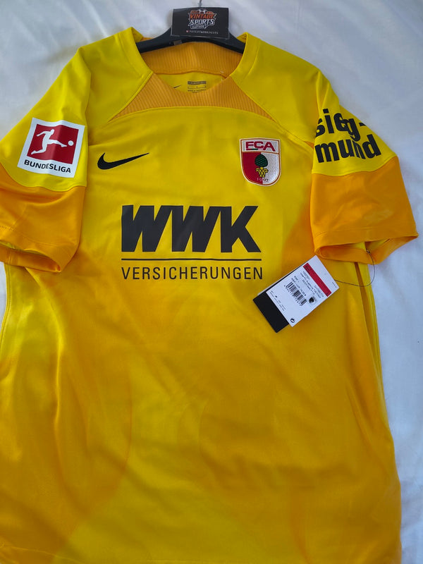 NEW FC Augsburg Goalkeeper Football Shirt 2022-2023 (L) #1 Gikiewicz