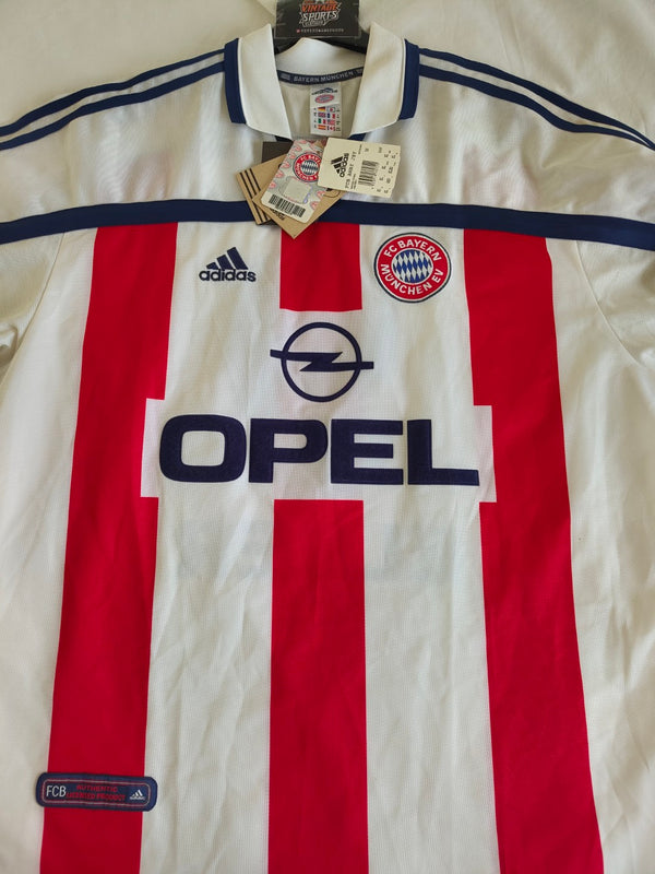 NEW FC Bayern Munich Away Football Shirt 2000-2001 (XL) #9 Elber