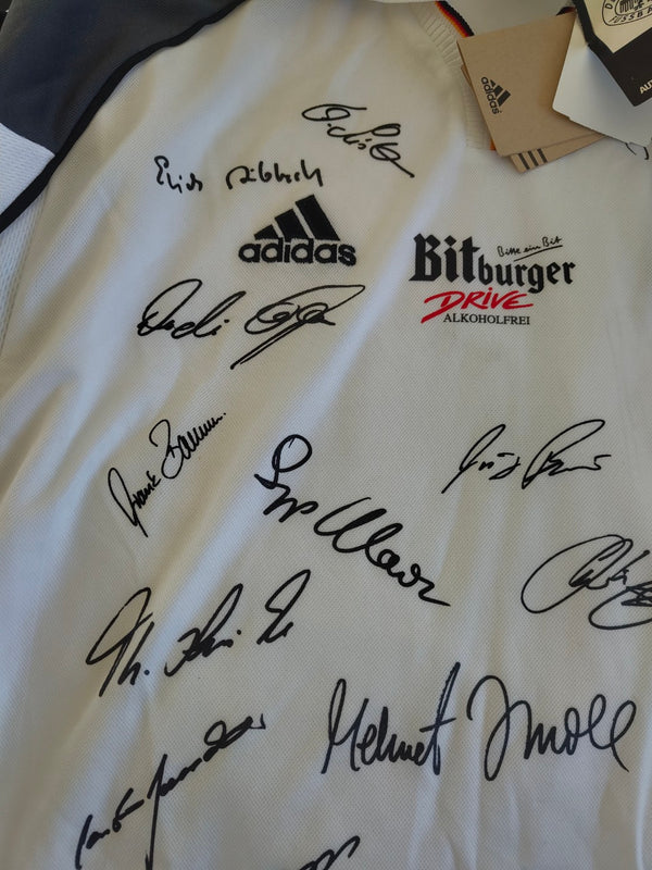 NEW Germany Signed Home Football Shirt 2000-2002 (XL)