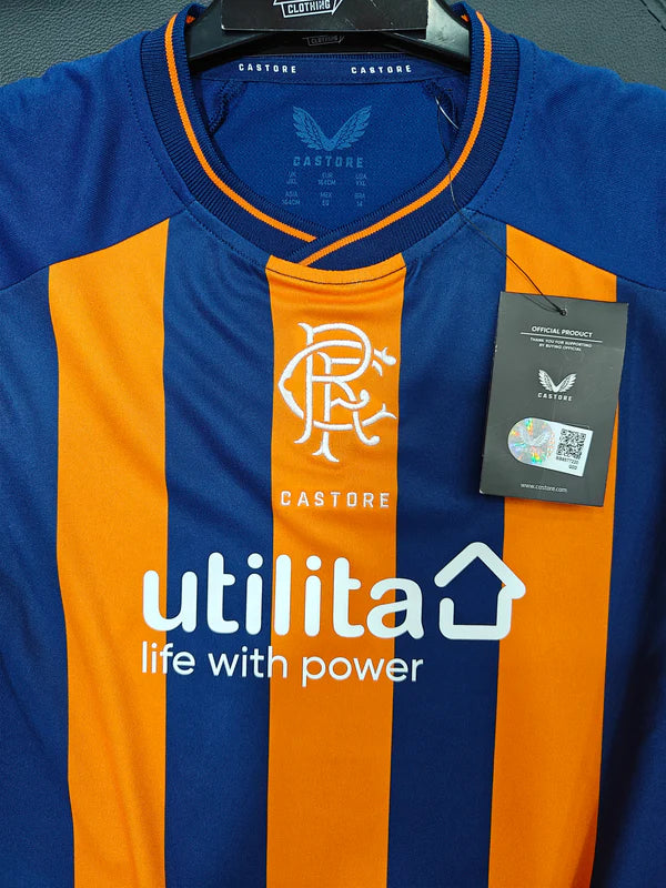 NEW Glasgow Rangers FC Third Football Shirt 2023-2024 (S)