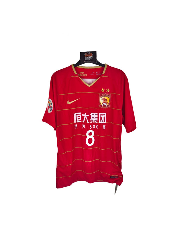 NEW Guanzhou Evergrande Home Football Shirt 2018-2019 (M) #8 Gudelj