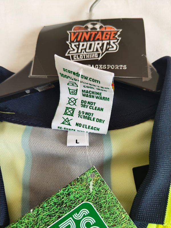 NEW Manchester City Official Retro Away Football Shirt 1998-1999 (L)