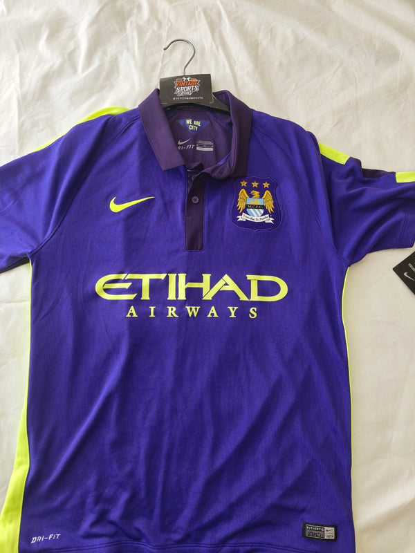 NEW Manchester City Third Football Shirt 2014-2015 (M)