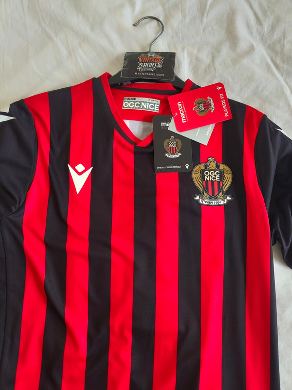 NEW OGC Nice Home Football Shirt 2019-2020 (S) 14 Ganago
