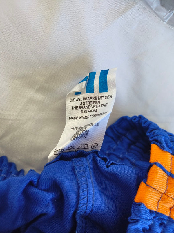 NEW Vintage Adidas Shorts 1980s Blue Orange (Youths)