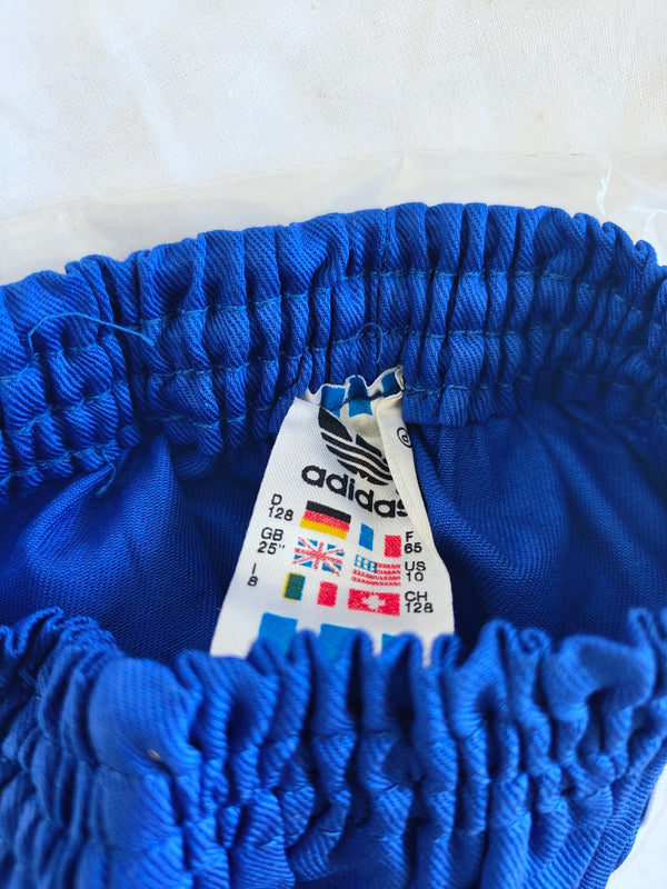 NEW Vintage Adidas Shorts 1980s Blue White (Kids)