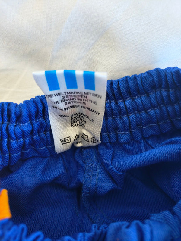 NEW Vintage Adidas Shorts 1980s Blue Orange (Kids)