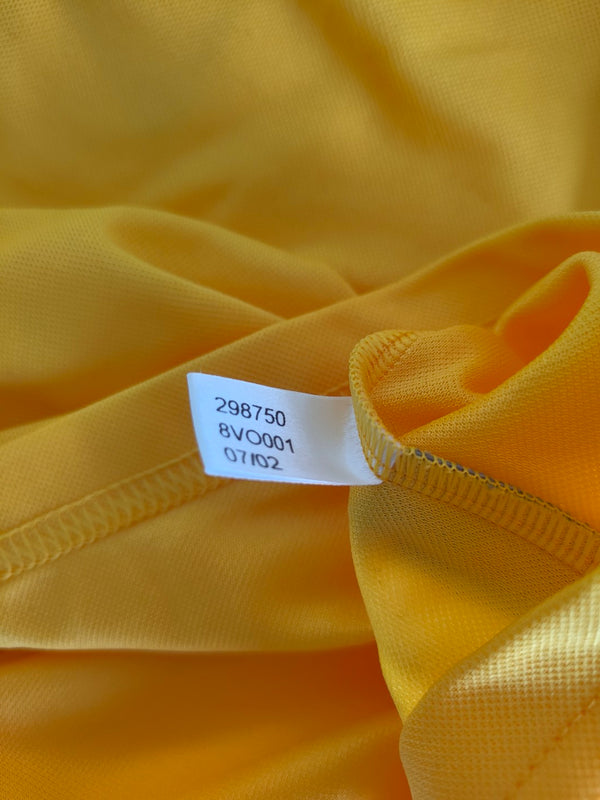 NEW Vintage Adidas Sienna Football Goalkeeper Shirt 2002 Yellow (L) #1