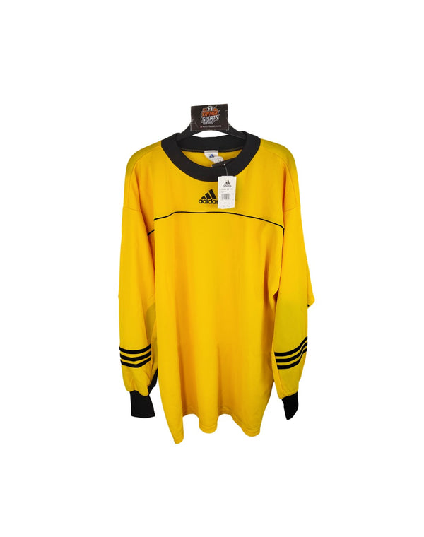 NEW Vintage Adidas Sienna Football Goalkeeper Shirt 2002 Yellow (L) #1