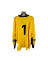 NEW Vintage Adidas Sienna Football Goalkeeper Shirt 2002 Yellow (L) #1