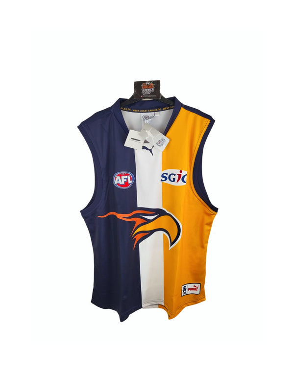 NEW West Coast Eagles AFL Australian Football Vest shirt 2014-2015 (4XL)