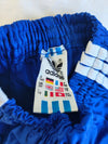 NEW Vintage Adidas Cotton Shorts 1980s Blue White (Kids)