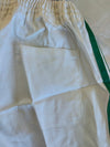 NEW Vintage Adidas Shorts 1980s White Green (Youths)