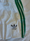 NEW Vintage Adidas Shorts 1980s White Green (Youths)