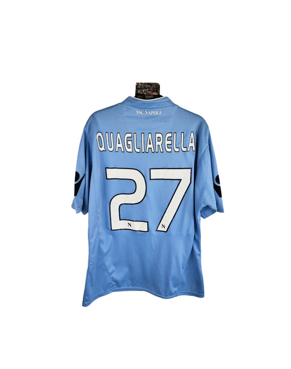 Napoli Home Football Shirt 2009-2010 (M) 27 Quagliarella