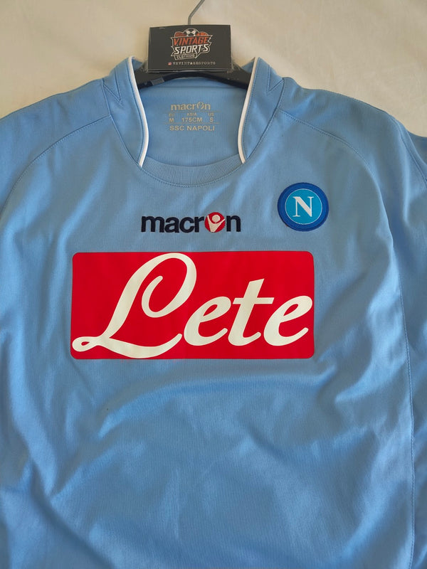 Napoli Home Football Shirt 2009-2010 (M) 27 Quagliarella