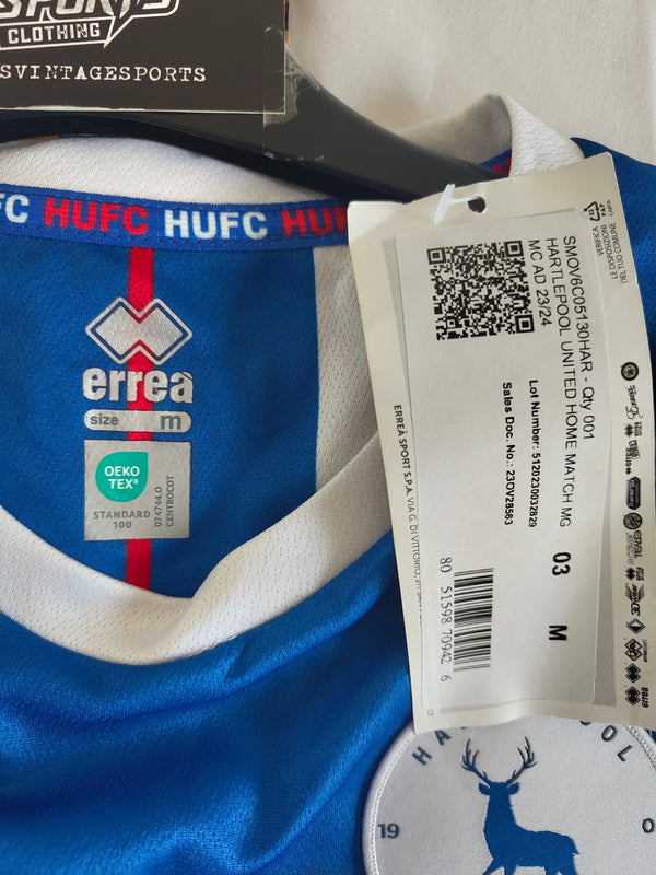 NEW Hartlepool United FC Home Football shirt 2023-2024 (M)