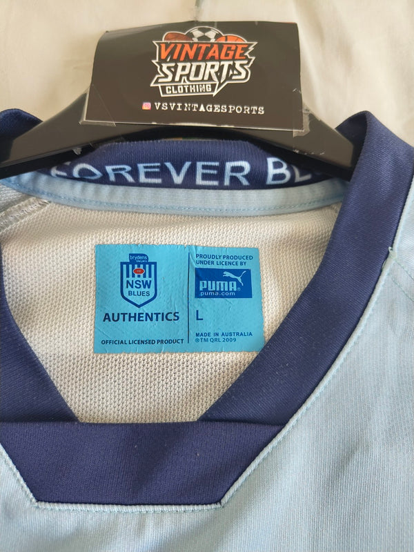 New South Wales Blues NRL Rugby League Home Shirt 2021 (L) #4