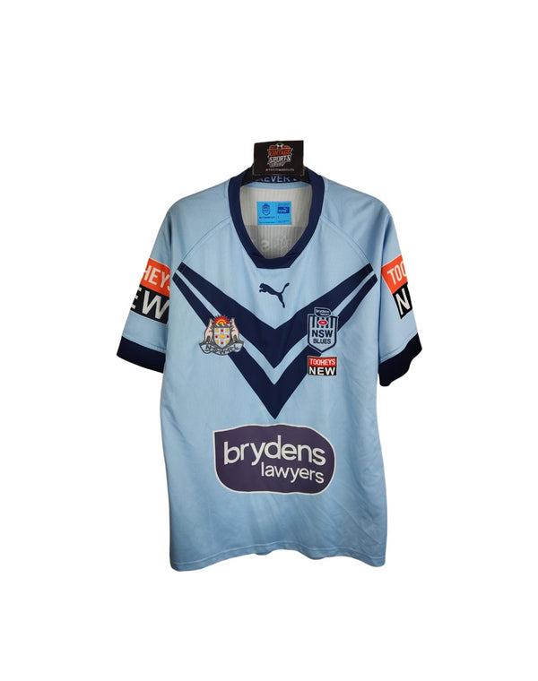 New South Wales Blues NRL Rugby League Home Shirt 2021 (L) #4