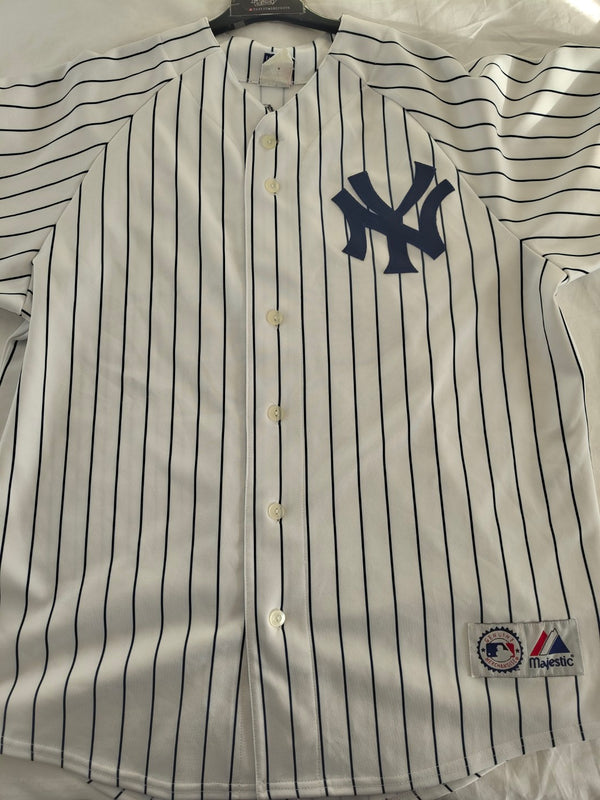 New York Yankees Baseball Jersey MLB 2005-2009 (XL) #18 Damon