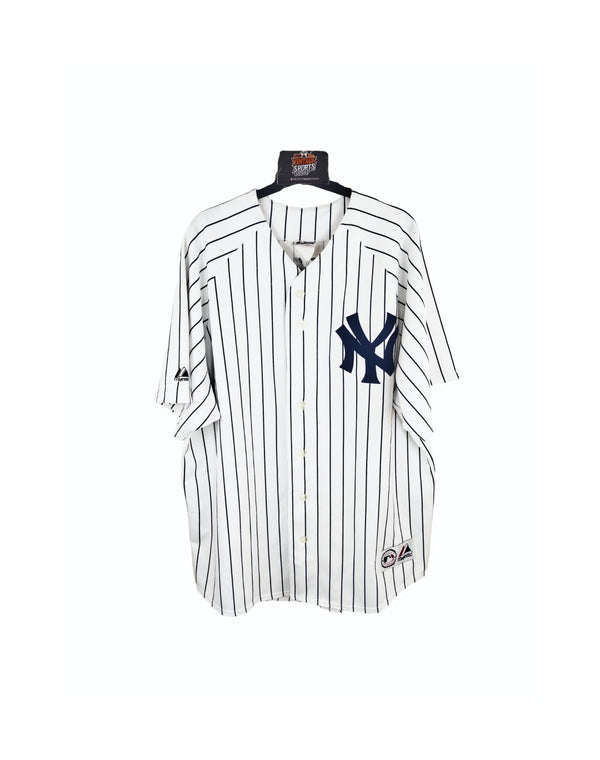 New York Yankees Baseball Jersey MLB 2005-2009 (XL) #18 Damon