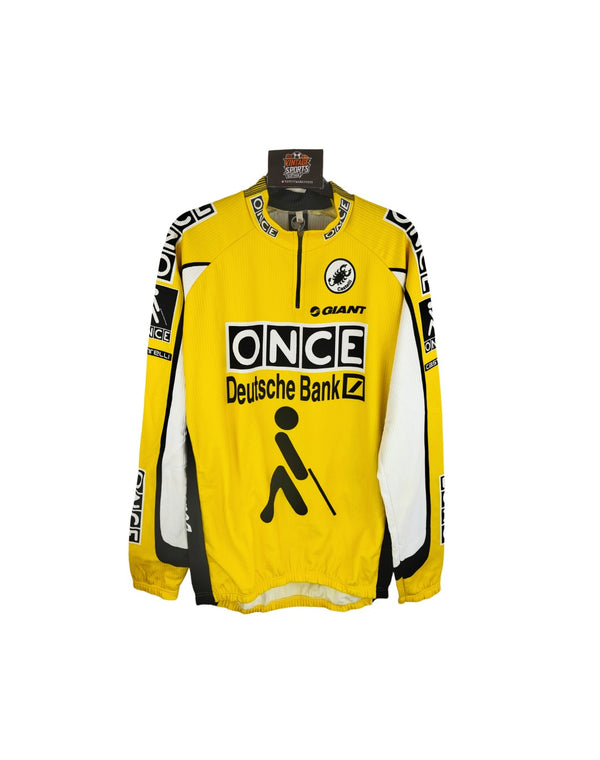Once Deutsche Bank Thermal Long Sleeve Cycling Shirt Jersey 1998 (XL)