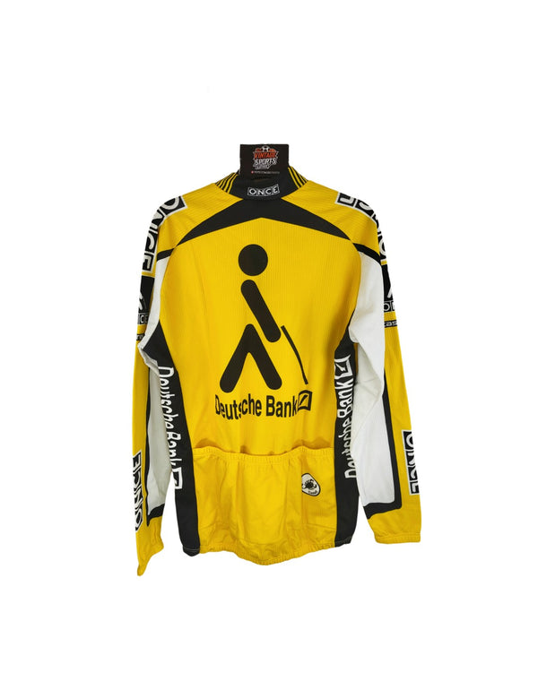 Once Deutsche Bank Thermal Long Sleeve Cycling Shirt Jersey 1998 (XL)