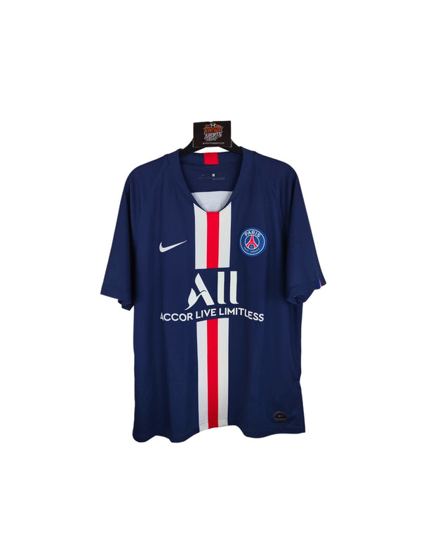 PSG Paris SG Home Football Shirt 2019-2020 (L) #7 Mbappe