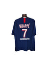 PSG Paris SG Home Football Shirt 2019-2020 (L) #7 Mbappe