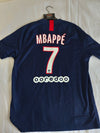PSG Paris SG Home Football Shirt 2019-2020 (L) #7 Mbappe