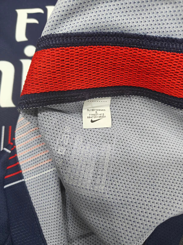 PSG Paris SG Player Issue Home Football Shirt 2016-2017 (S)