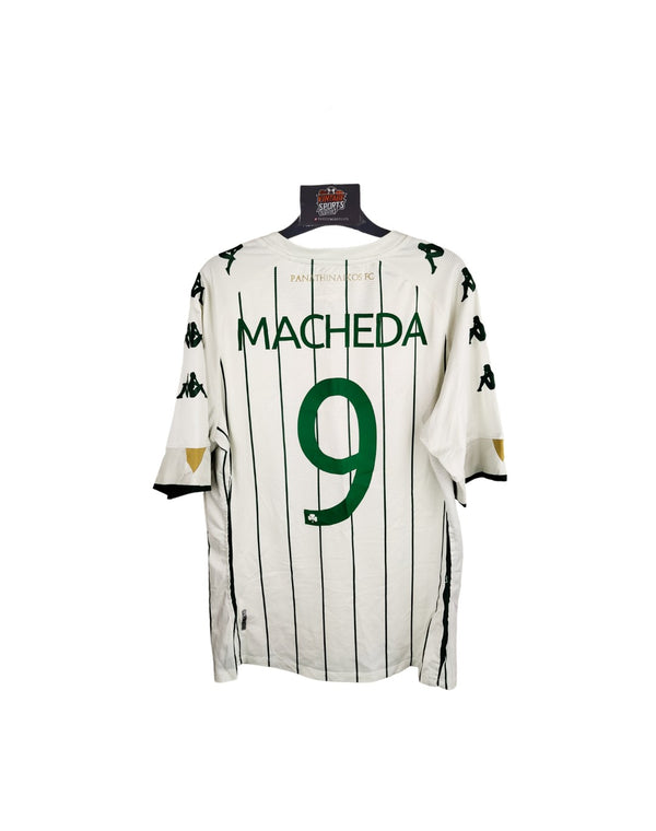 Panathinaikos FC Away Football Shirt 2020-2021 (L) #9 Macheda