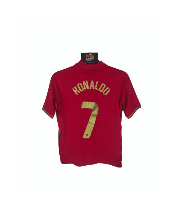 Portugal Home Football Kit 2020-2022 (Kids) 7 Ronaldo