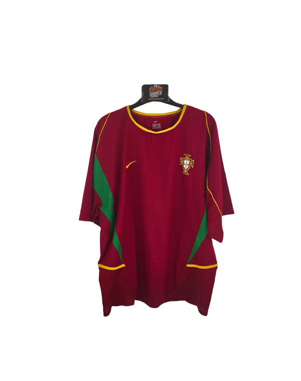 Portugal Home Football Shirt 2002-2004 (XL) #17 Ronaldo