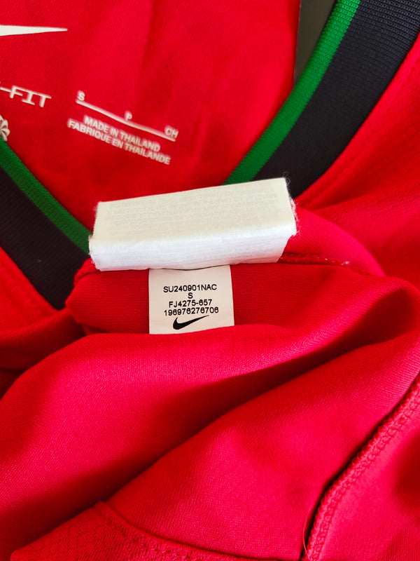 Portugal Home Football Shirt 2024-2025 (S) 7 Ronaldo